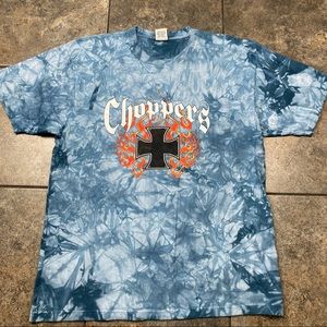 VTG 90’s Choppers Hudson Leather S/S T-Shirt Size XL